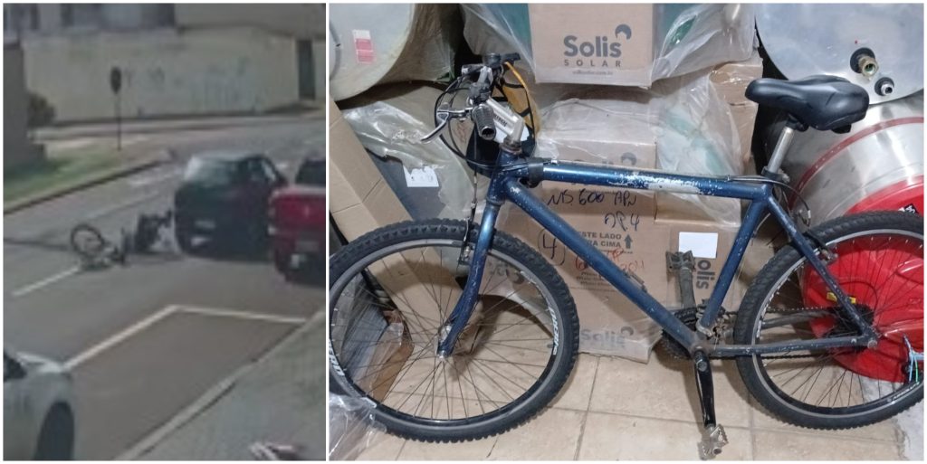 Internauta procura dono de bicicleta que se envolveu em acidente na Rua Recife Internauta procura dono de bicicleta que se envolveu em acidente na Rua Recife