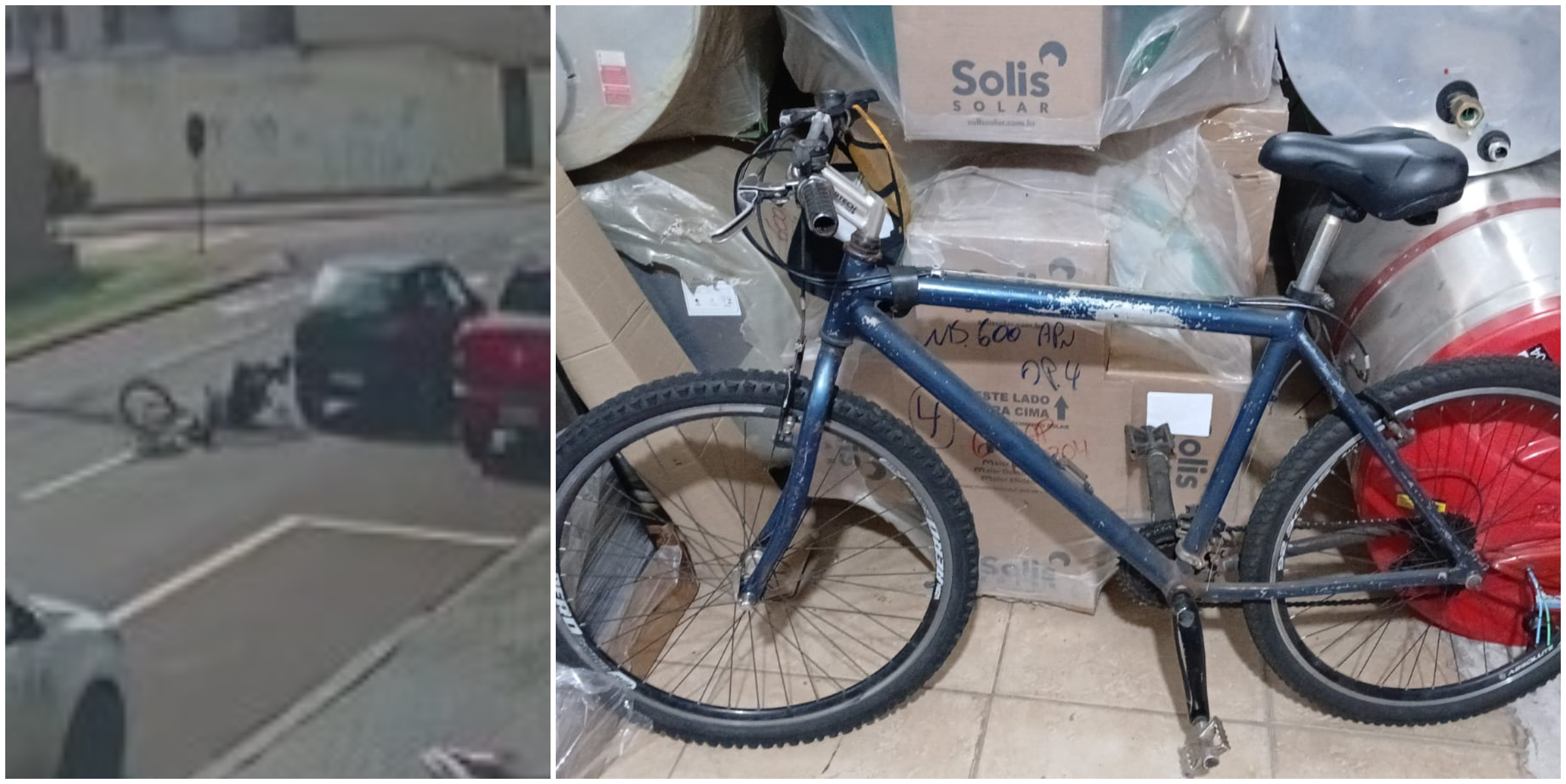 Internauta procura dono de bicicleta que se envolveu em acidente na Rua Recife