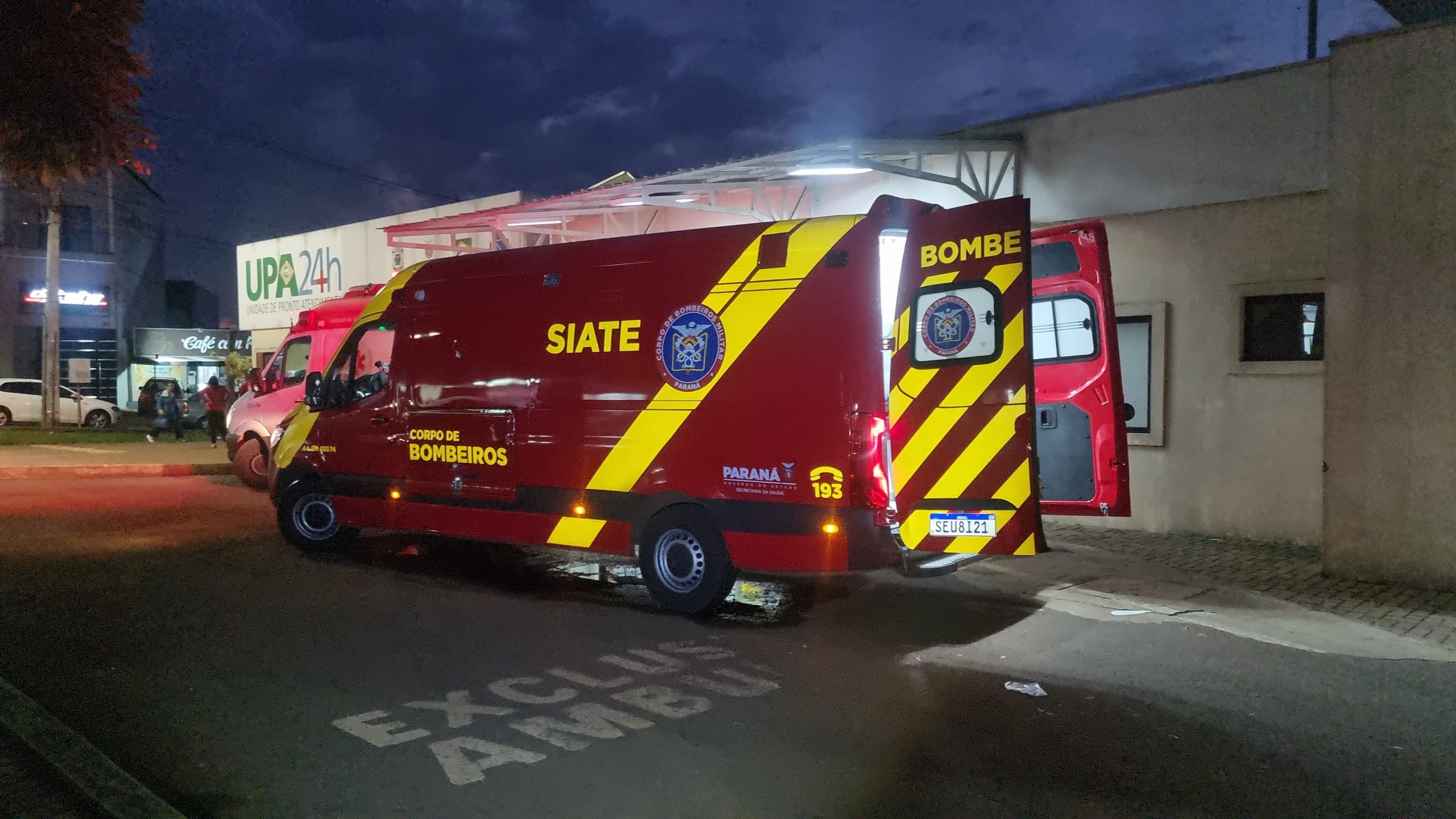 Batida entre motos deixa rapaz ferido no Bairro Brasília