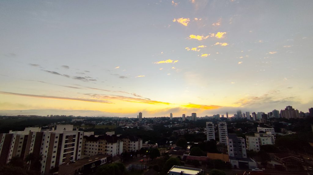 Previsão de sol e máxima de 25°C nesta quarta-feira em Cascavel
