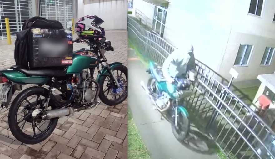 Trabalhador pede ajuda para recuperar moto furtada; câmeras flagram ladrão