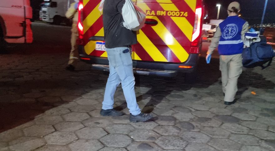 Trabalhador sofre fratura no pulso durante acidente no Ceasa em Cascavel