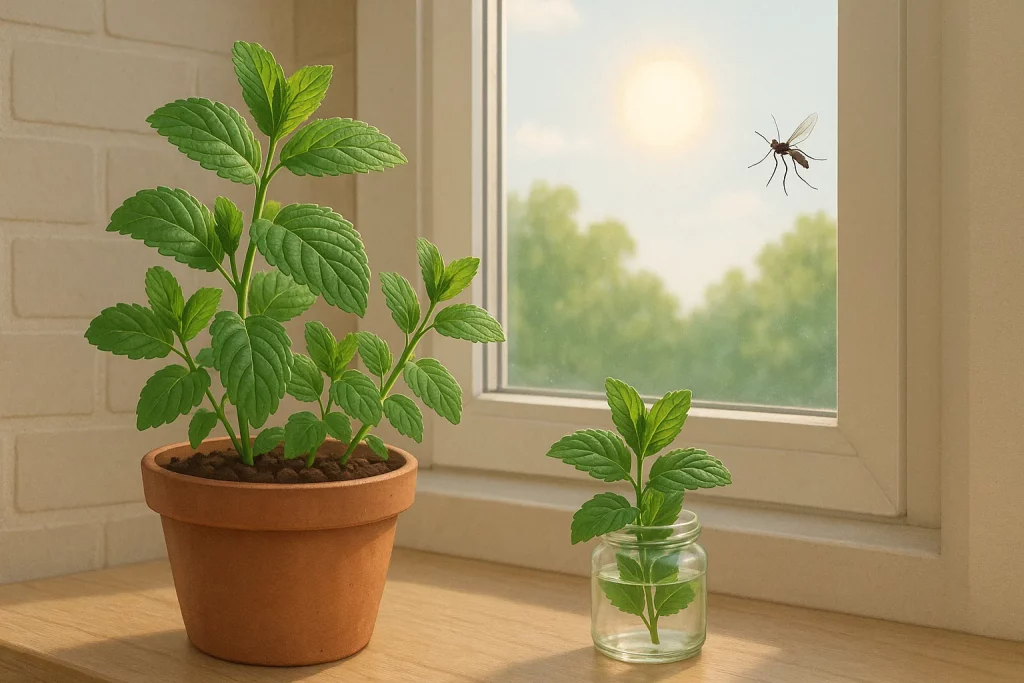 5 passos para cultivar hortelã, afastar mosquitos e manter o ar fresco