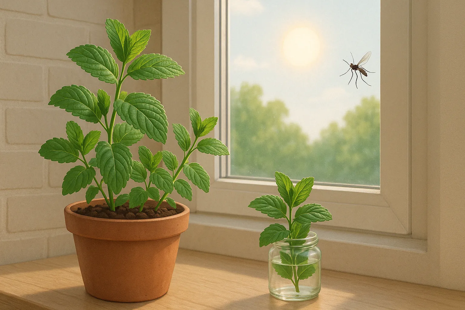 5 passos para cultivar hortelã, afastar mosquitos e manter o ar fresco