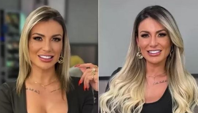 Andressa Urach surpreende com novo visual Andressa Urach surpreende com novo visual