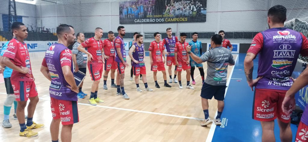 Cascavel Futsal estreia na Liga Nacional diante do Tubarão-SC