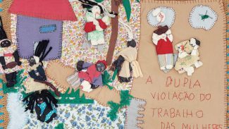 Mulheres mostram trabalhos que denunciam violações de direitos humanos