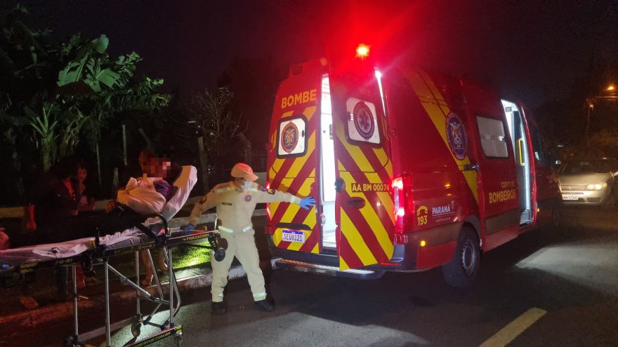 Mulher sofre fratura na clavícula ao se envolver em acidente no Periolo
