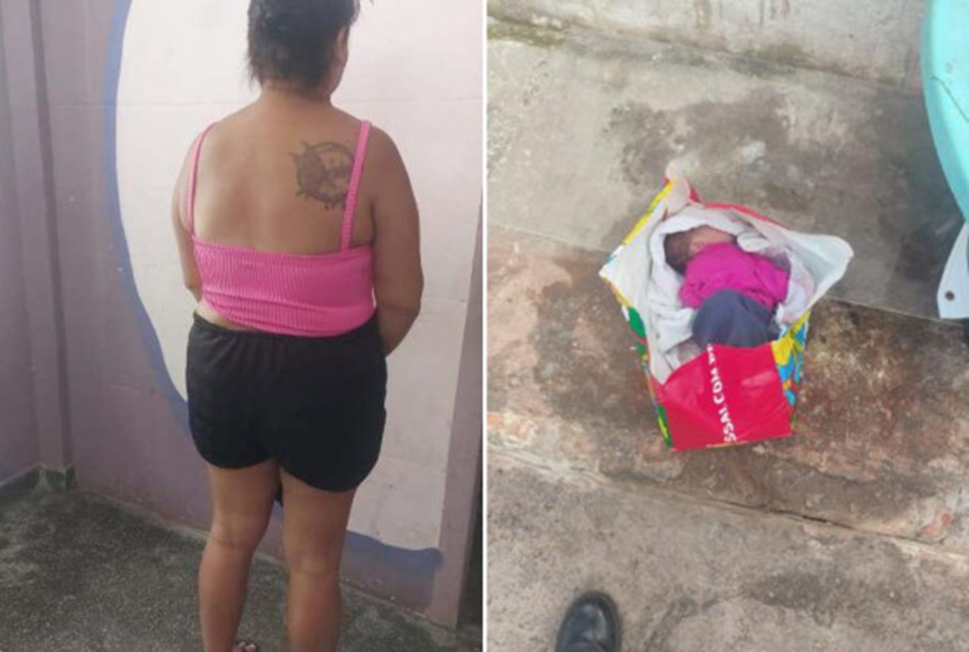 Abandono de incapaz: Mulher é investigada após deixar bebê em lixeira Abandono de incapaz: Mulher é investigada após deixar bebê em lixeira