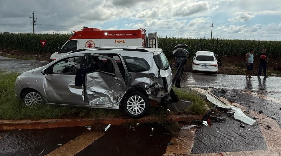 Com ferimentos graves criança é encaminhada ao HU em Cascavel após acidente em Tupãssi