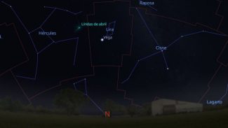 Chuva de meteoros Líridas poderá ser vista na madrugada de 22 de abril no Paraná