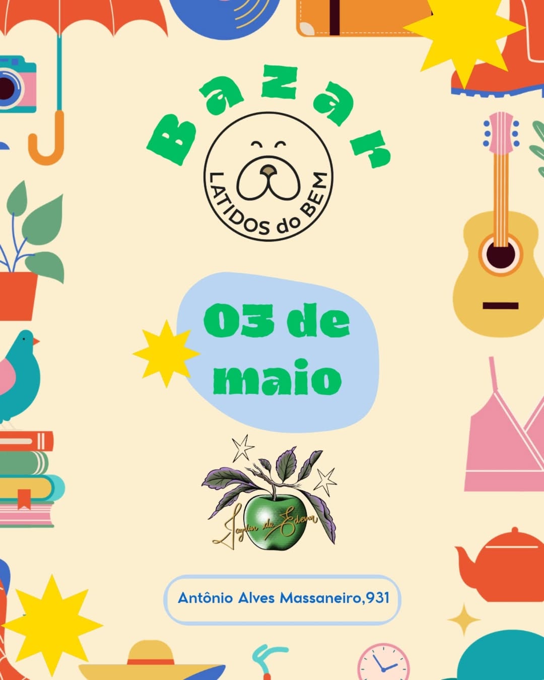 ONG Latidos do Bem organiza bazar e feijoada para salvar vidas de animais resgatados ONG Latidos do Bem organiza bazar e feijoada para salvar vidas de animais resgatados