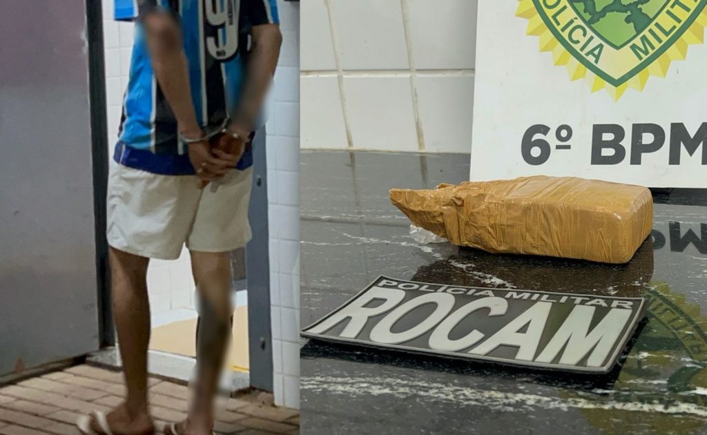 Jovem é detido em posse de maconha e moto furtada na região do Universitário