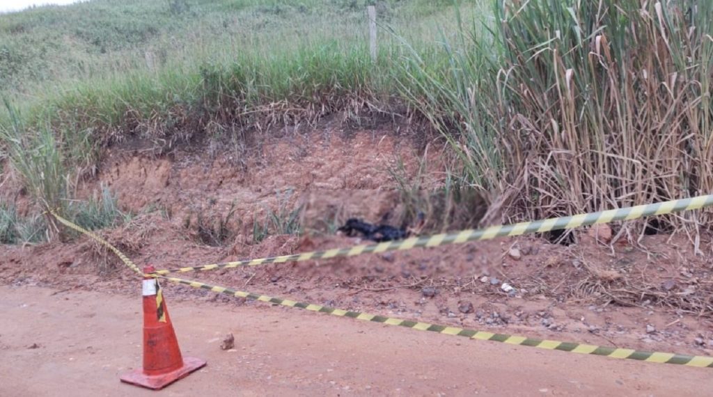 Corpo de mulher é encontrado pegando fogo às margens da BR-259