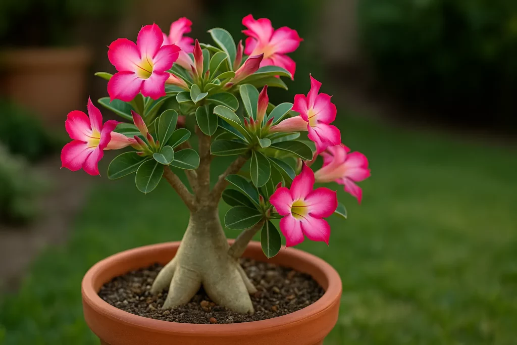 3 passos para nunca mais errar com a manutenção da sua Rosa-do-deserto
