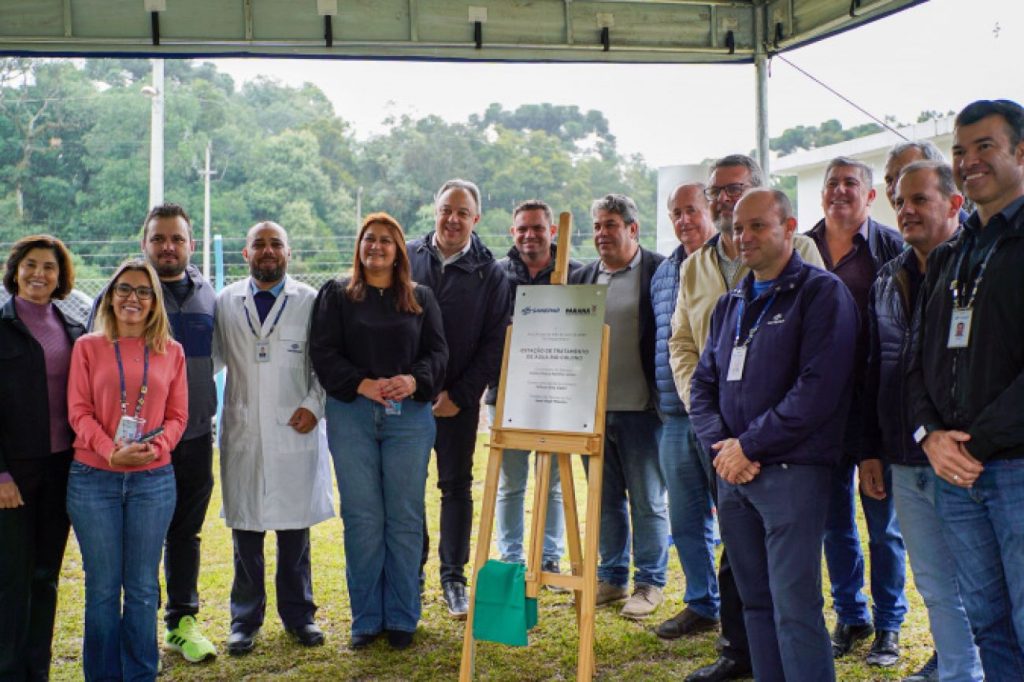 Sanepar inaugura estação de tratamento que amplia o abastecimento em Tijucas do Sul Sanepar inaugura estação de tratamento que amplia o abastecimento em Tijucas do Sul