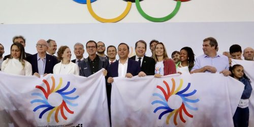 Rio e Niterói apresentam logomarca da candidatura ao Pan de 2031 Imagem referente a Rio e Niterói apresentam logomarca da candidatura ao Pan de 2031