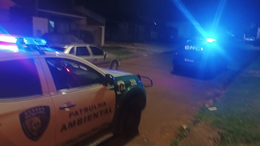 GM socorre mulher que foi ameaçada com faca no Bairro Esmeralda