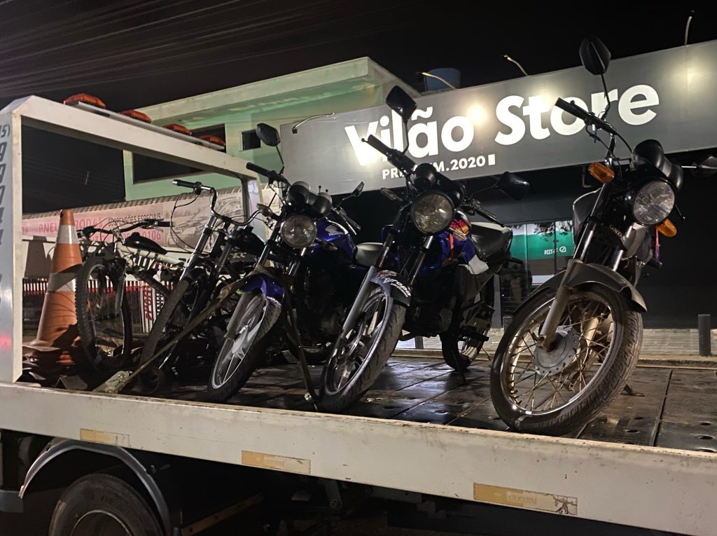 Operação do Gotran resulta em 70 autuações e apreensão de motos em Cascavel