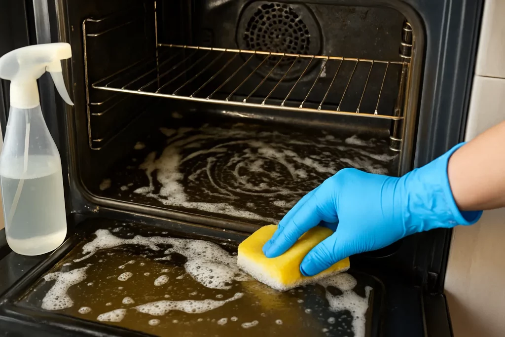Como limpar forno e grelhas sem esfregar muito com 3 truques infalíveis