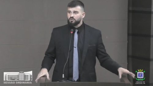 Câmara de Cascavel arquiva representação contra vereador Fão do Bolsonaro Imagem referente a Câmara de Cascavel arquiva representação contra vereador Fão do Bolsonaro