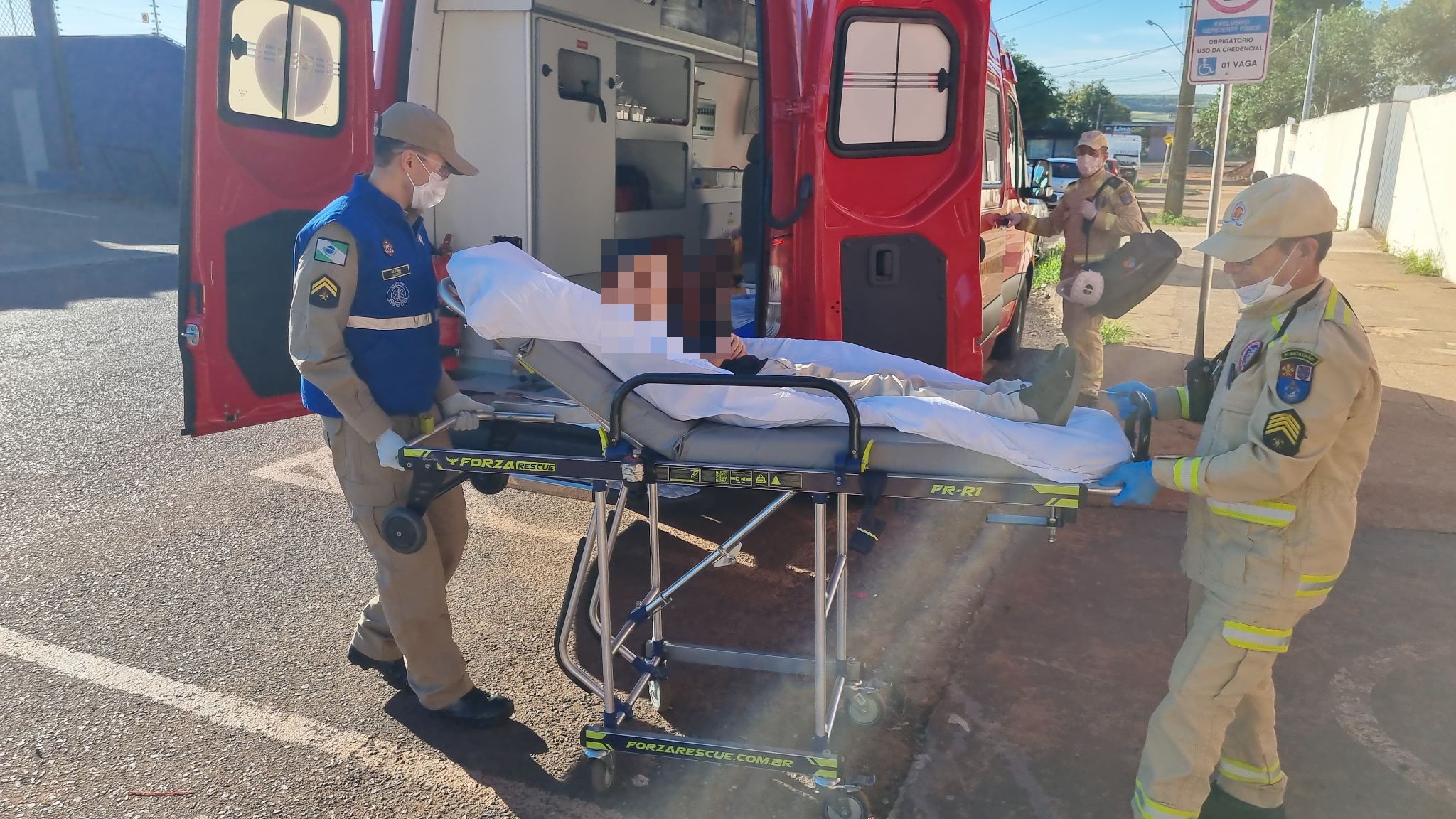 Criança bate a cabeça no Colégio Jardim Consolata