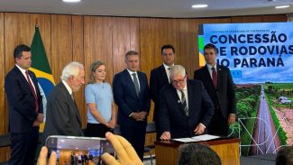 Lote 6: Contrato do Pedágio é assinado com presença de autoridades