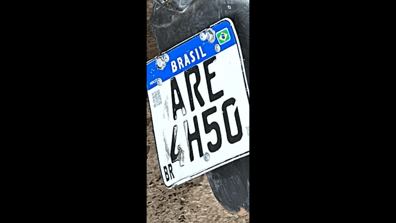 Foi perdido uma placa de Moto no bairro Floresta