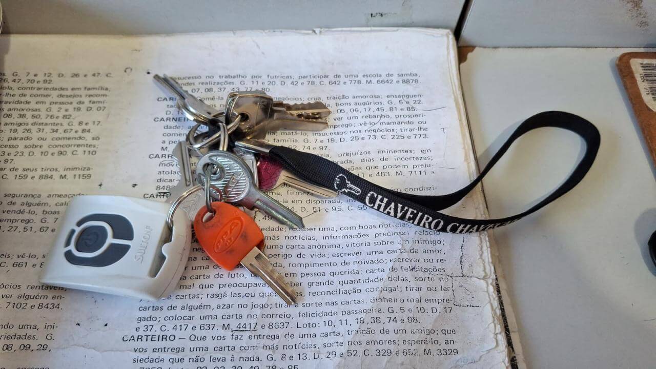 Foi encontrada uma chave no bairro Centro