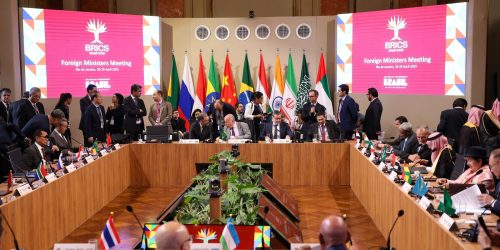 Chanceler ressalta consenso do Brics contra protecionismo comercial Imagem referente a Chanceler ressalta consenso do Brics contra protecionismo comercial