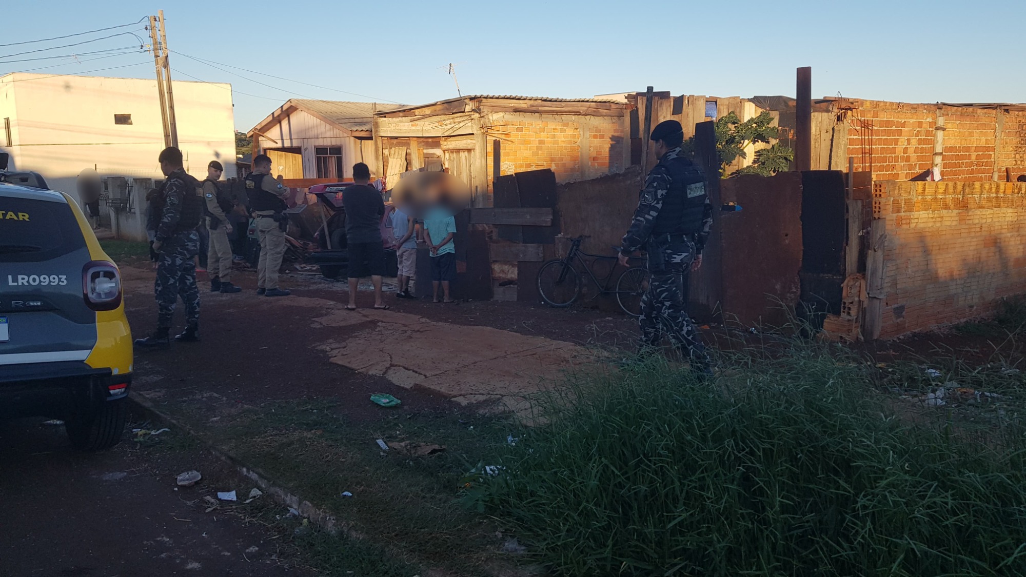 Vários tiros são realizados no Bairro Cascavel Velho e equipes policiais são mobilizadas