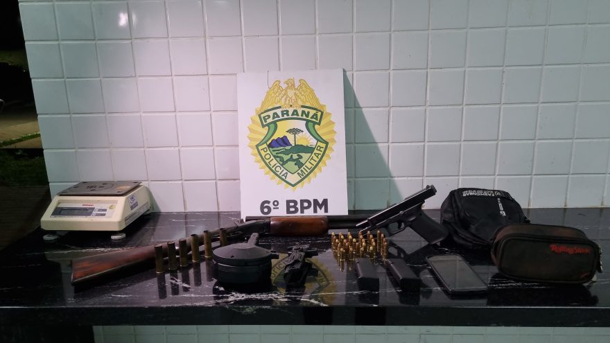 Homem preso em posse de armas, carregadores e munições em Matelândia é levado à 15ª SDP