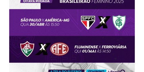 TV Brasil exibe jogos do Brasileirão Feminino nesta quarta e na quinta Imagem referente a TV Brasil exibe jogos do Brasileirão Feminino nesta quarta e na quinta