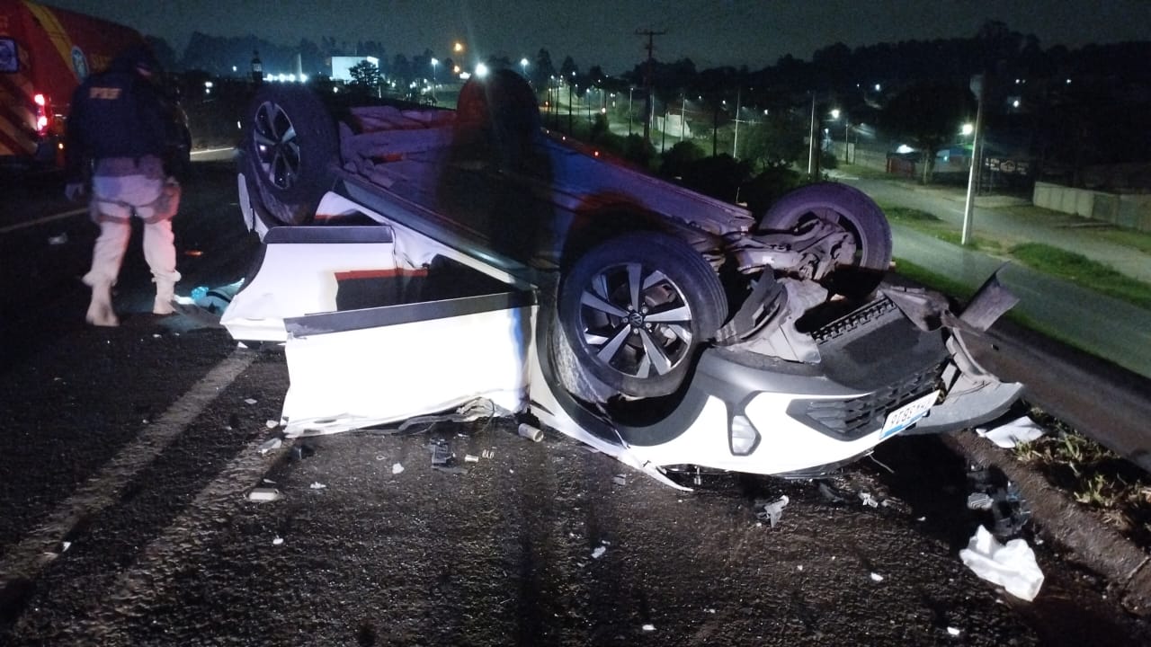 Conforme PRF, motorista de Nivus foi ejetado e morreu na BR-277