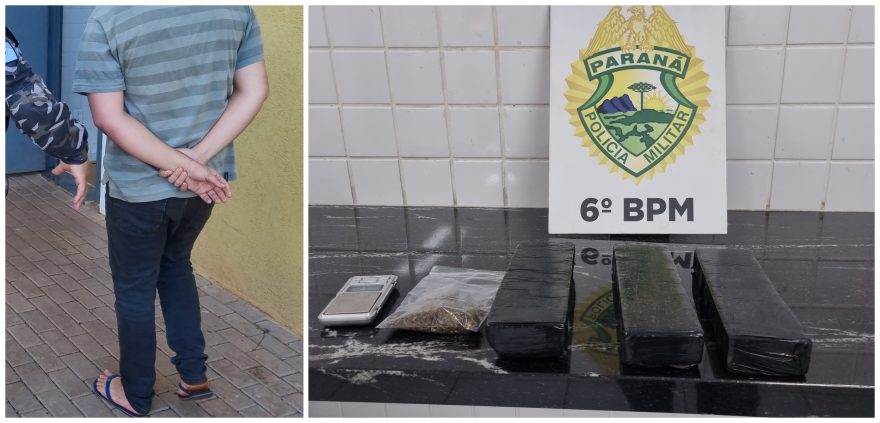 Jovem de 22 anos é detido com maconha no Colmeia