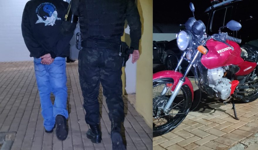 Jovem é detido pela GM em posse de moto adulterada no Bairro Floresta