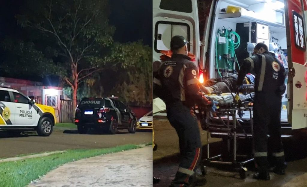 Diversas equipes da PM e Samu são chamadas para atender jovem em surto no Bairro Tropical