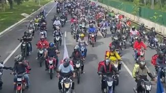SP: motofretistas fazem ato contra 