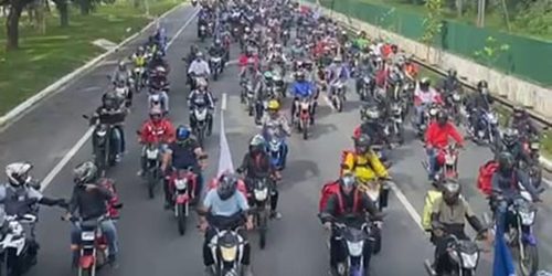 SP: motofretistas fazem ato contra “pejotização” no Dia do Trabalhador Imagem referente a SP: motofretistas fazem ato contra “pejotização” no Dia do Trabalhador