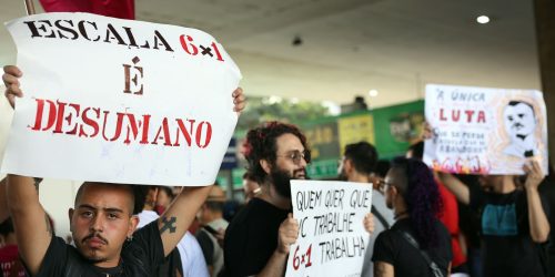Movimentos pressionam por debate da redução da jornada no Congresso Imagem referente a Movimentos pressionam por debate da redução da jornada no Congresso