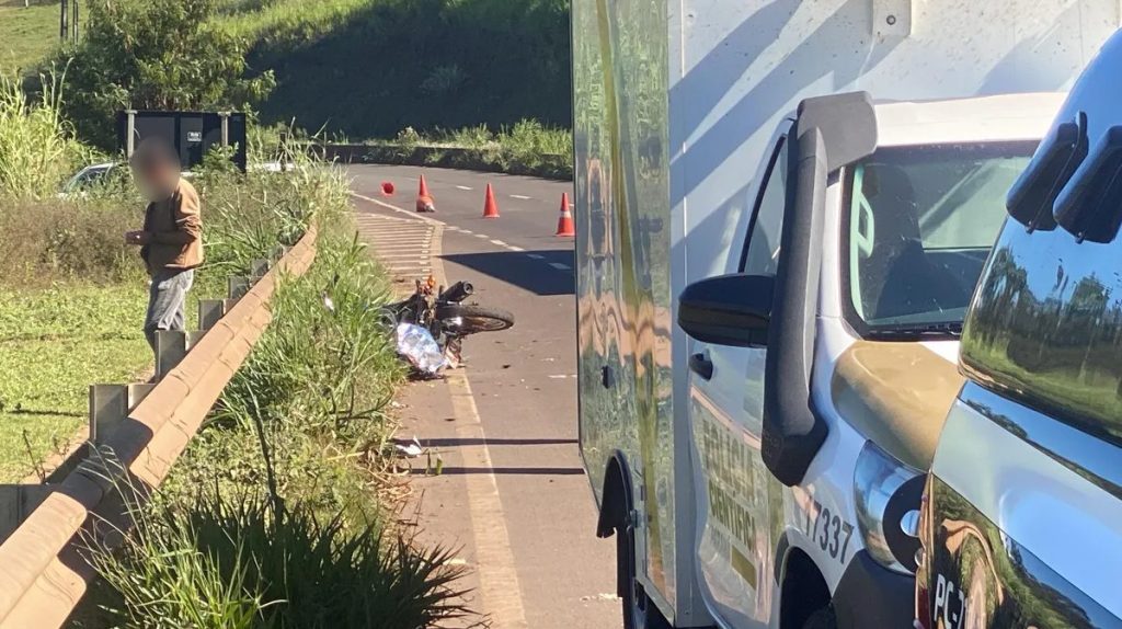 Fatalidade! Motociclista morre ao bater em caminhão na BR-376
