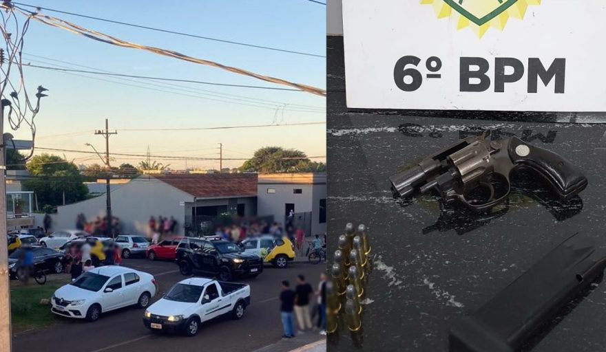 Em ponto já conhecido no Santa Felicidade, PM detém homem e apreende armas e munições