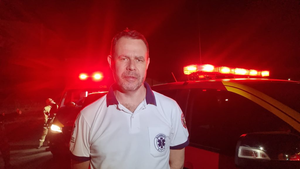 “Nenhuma lesão com risco a vida”, diz médico do Siate sobre motociclista ferido
