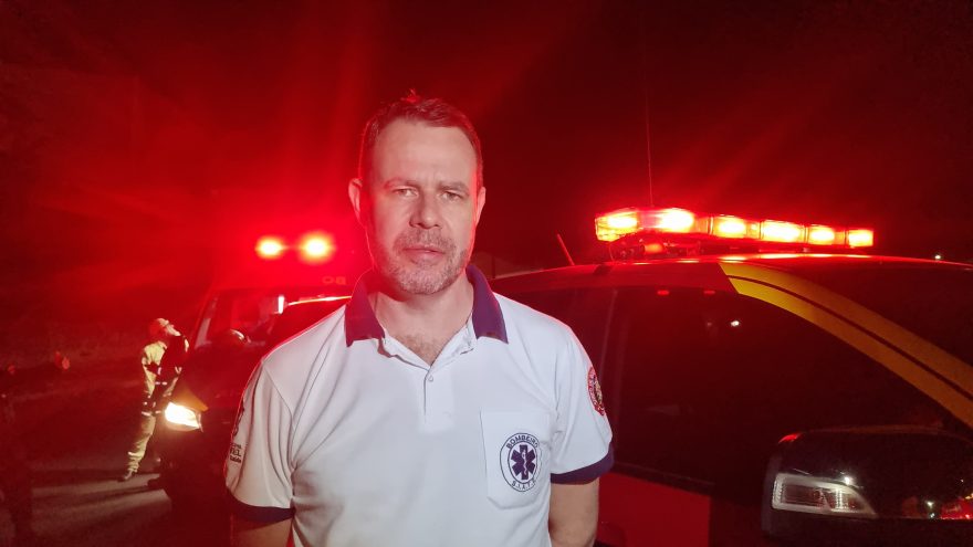 “Nenhuma lesão com risco a vida”, diz médico do Siate sobre motociclista ferido