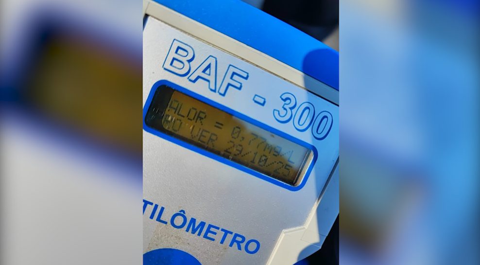 Dirigindo Corsa com placas de Cascavel, motorista é preso por embriaguez na PR-585
