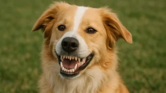 O que significa quando o cachorro mostra os dentes mas não rosna? Entenda o que ele quer dizer