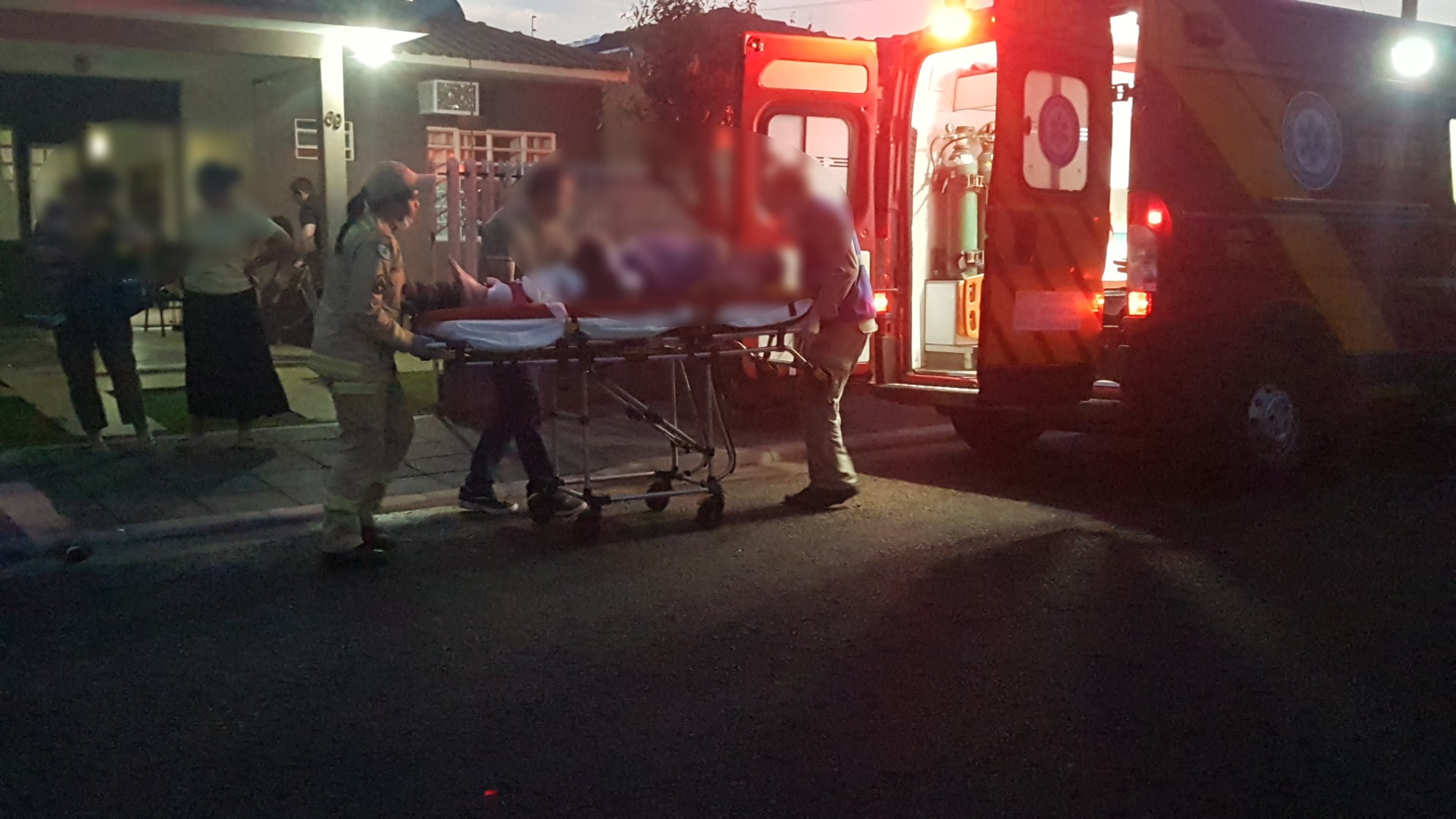 Idoso de 80 anos sofre queda e fica ferido no Bairro Parque Verde em Cascavel