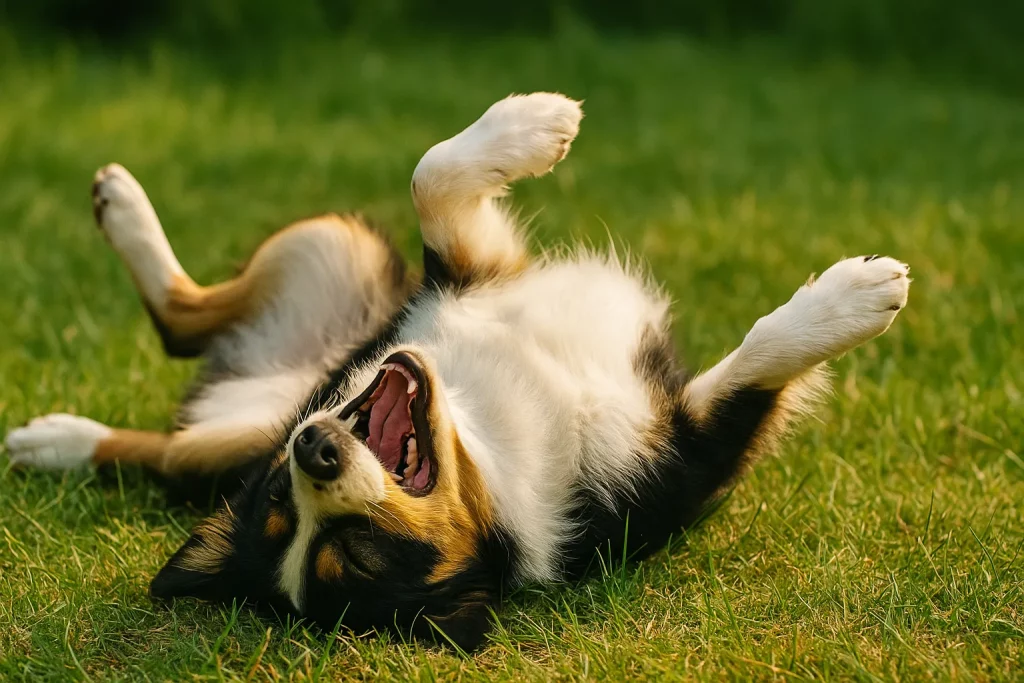 O que significa quando o cachorro deita de barriga para cima: entenda esse comportamento afetuoso
