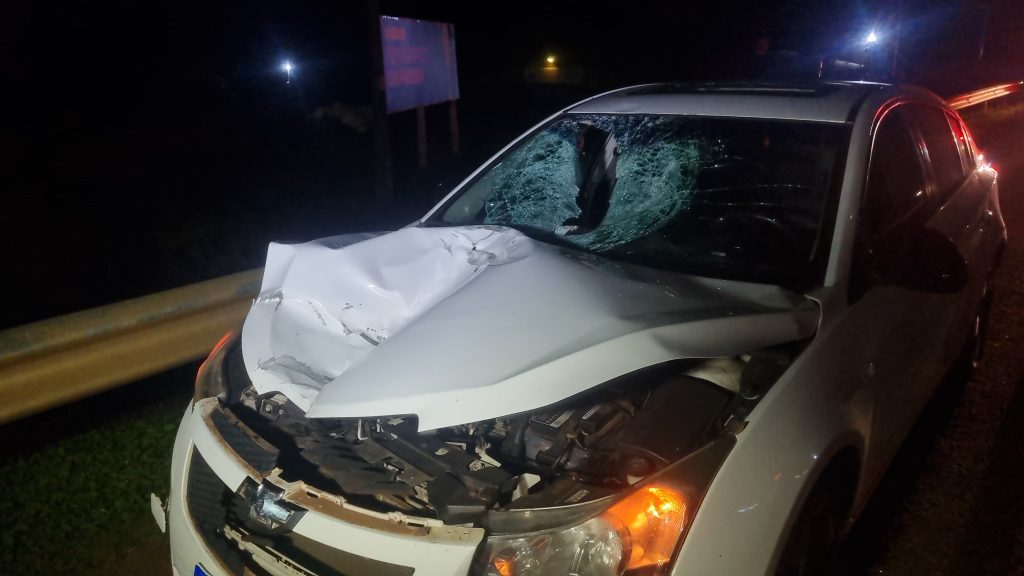 Teste do etilômetro aponta negativo para álcool ao motorista de carro que atropelou homem na BR-277