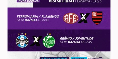 TV Brasil transmite dois jogos do Brasileirão Feminino neste domingo Imagem referente a TV Brasil transmite dois jogos do Brasileirão Feminino neste domingo